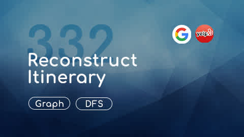 LeetCode 332题 Reconstruct Itinerary