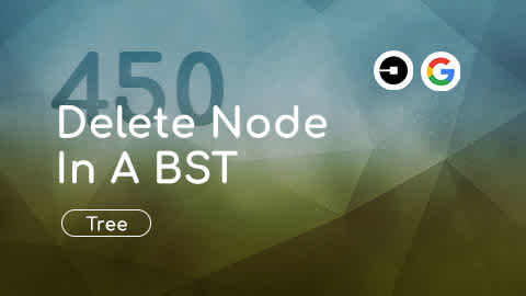LeetCode 450, 在平衡搜索树中删除节点