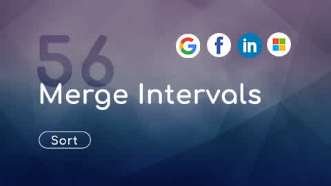 Problem 56, merge intervals